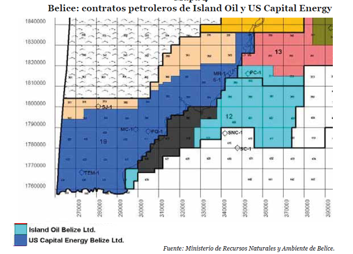 Belice, petróleo y consulta popular