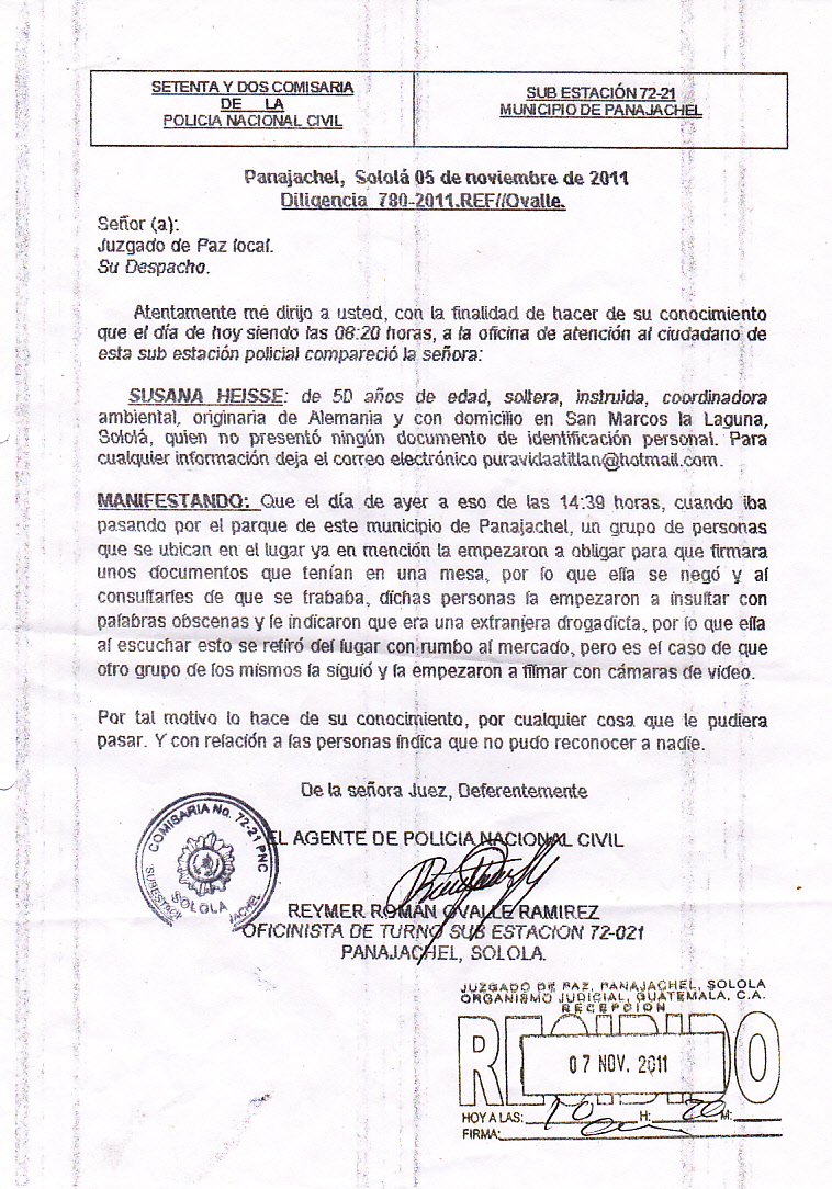 La impunidad (que sigue) en Panajachel