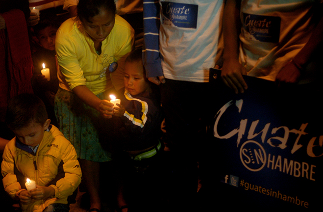Velas contra el hambre