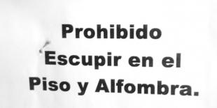 No se escupe en el piso de Tribunales