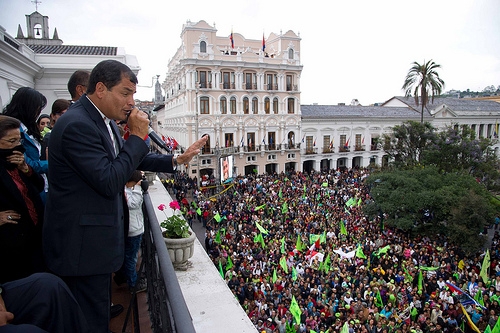 Correa quiere que la revolución ciudadana sea irreversible