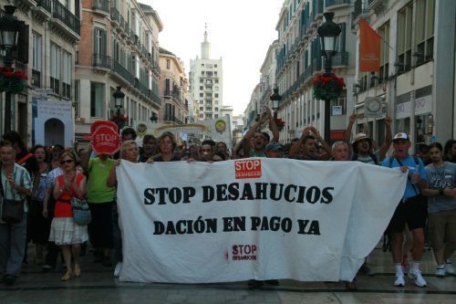 España: Guerra civil española contra desalojos de viviendas