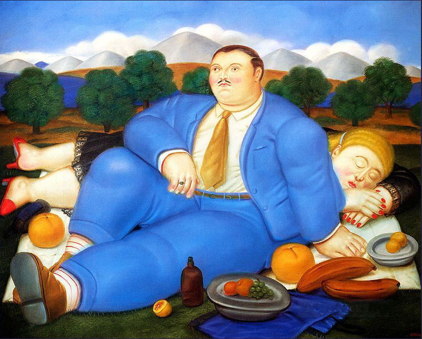 La siesta, de Fernando Botero