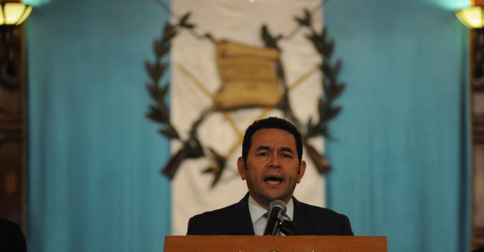 Jimmy Morales: “Los ministros han recibido 600 citaciones al Congreso este año”