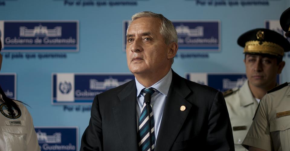 Otto Pérez: “No conocíamos ninguna denuncia de los dos periodistas que fueron asesinados”