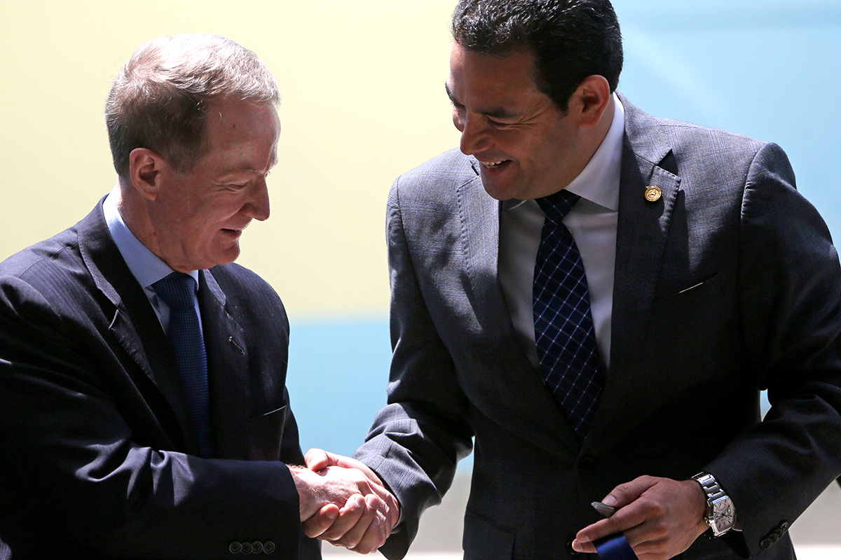 Más apoyo de Washington para la CICIG