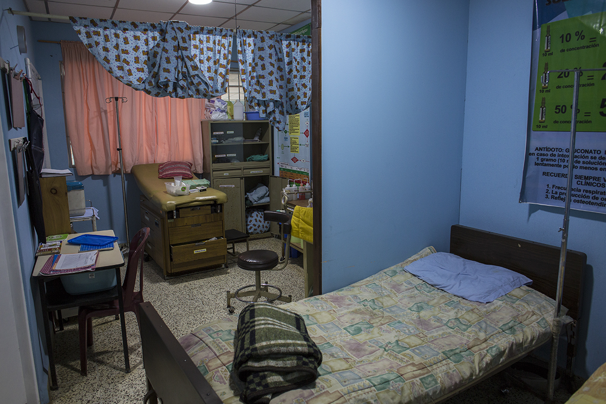 Camas vacías para la atención post-aborto en San Marcos