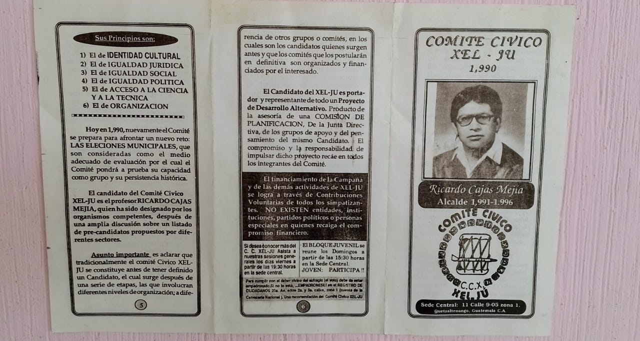 A la memoria de Ricardo Cajas Mejía: maya k’iche’ de Quetzaltenango