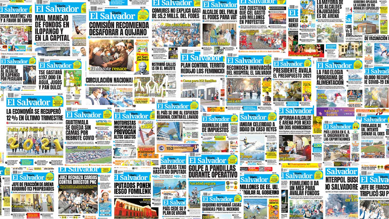 Las 400 portadas que Diario El Salvador regaló al bukelismo