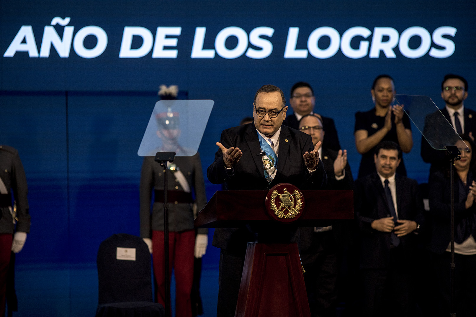 Cinco puntos que Giammattei tergiversó en su tercer informe de gobierno