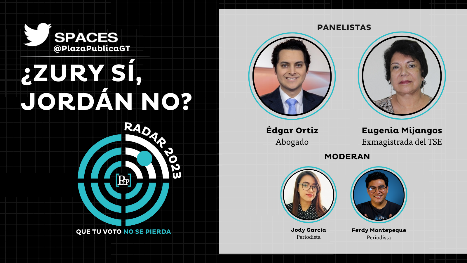 Pzp Spaces: ¿Zury sí, Jordán no?