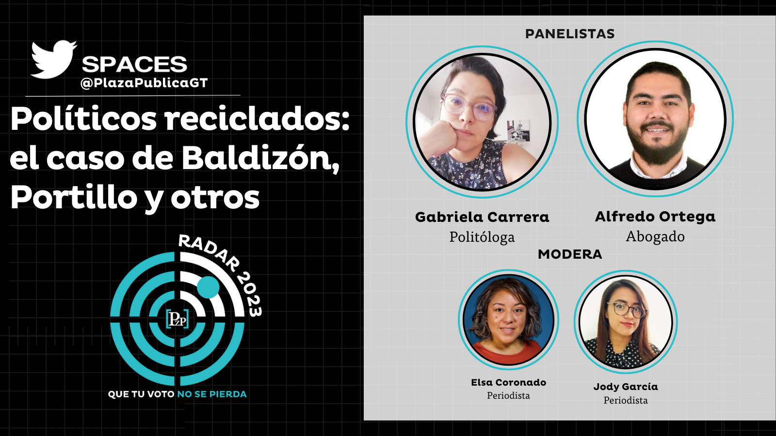 Pzp Spaces: Políticos reciclados, el caso de Baldizón, Portillo y otros