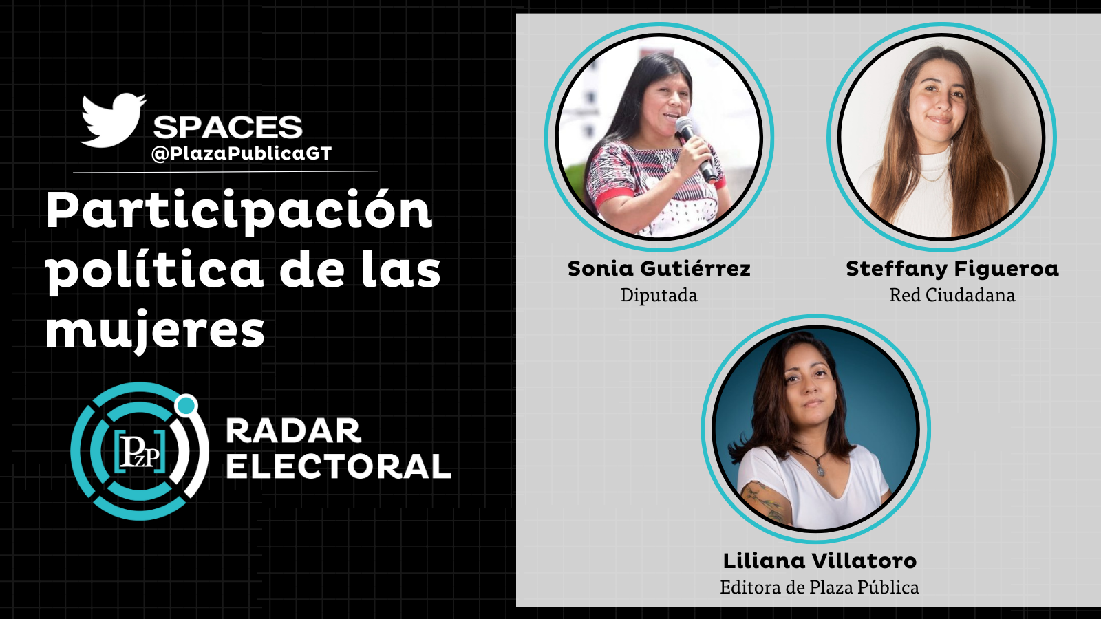PzP Spaces: Participación política de las mujeres