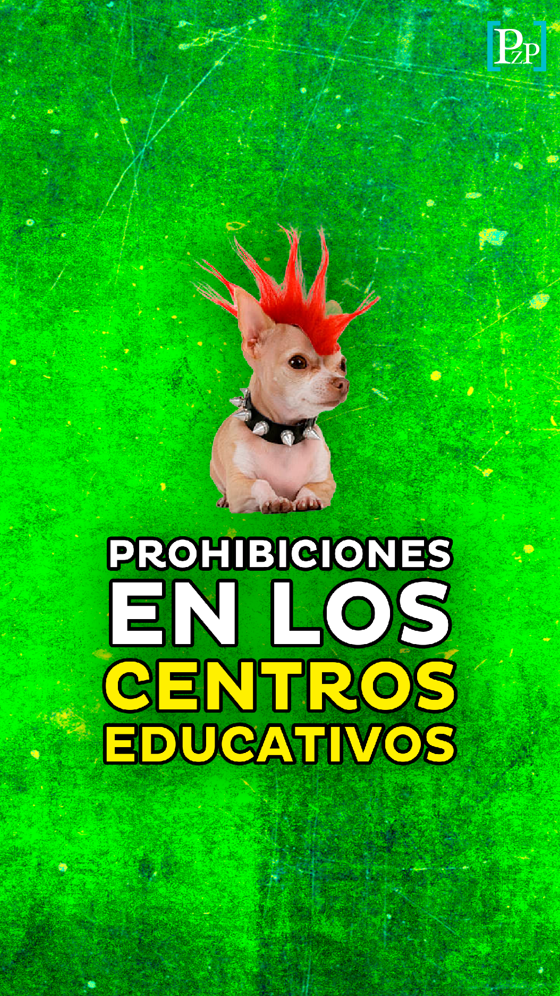 Prohibiciones en los centros educativos