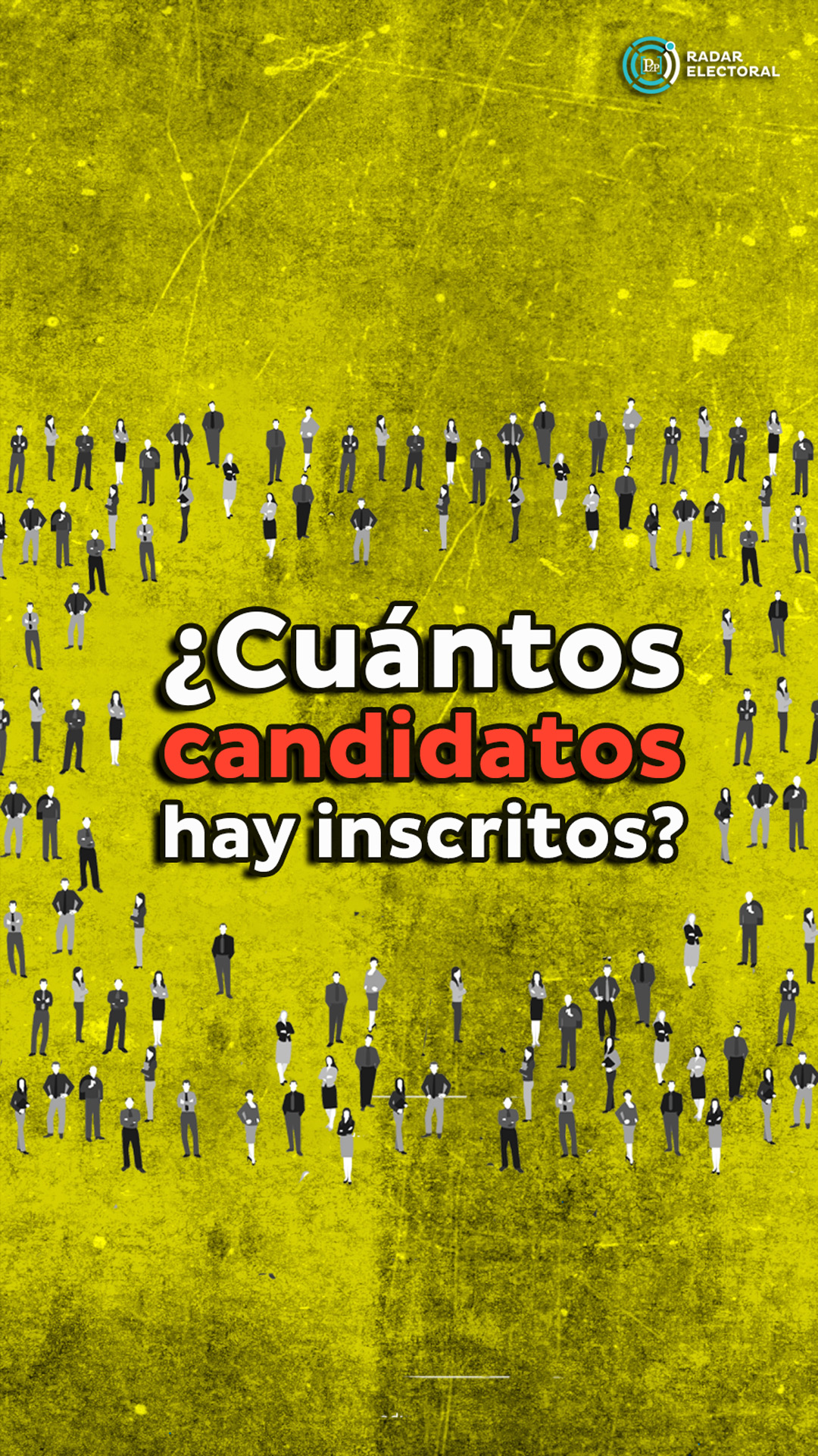 ¿Cuántos candidatos hay en las elecciones?