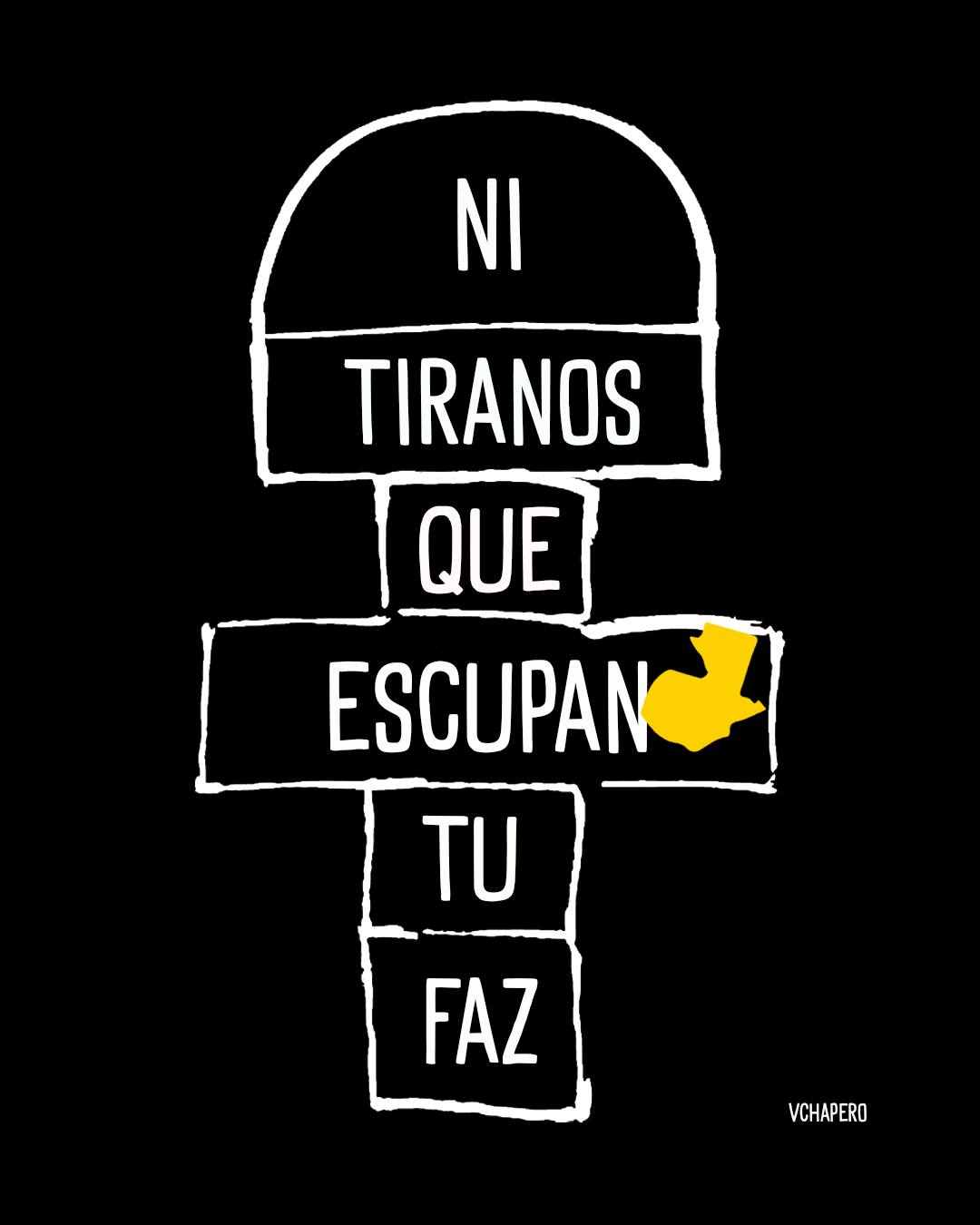 Nos escupen