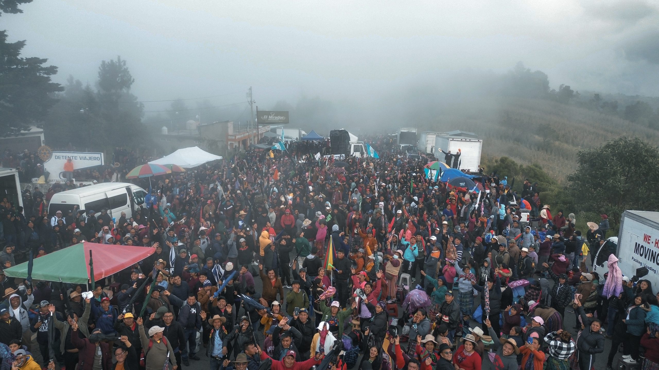 Fotogalería: dos semanas de resistencia indígena