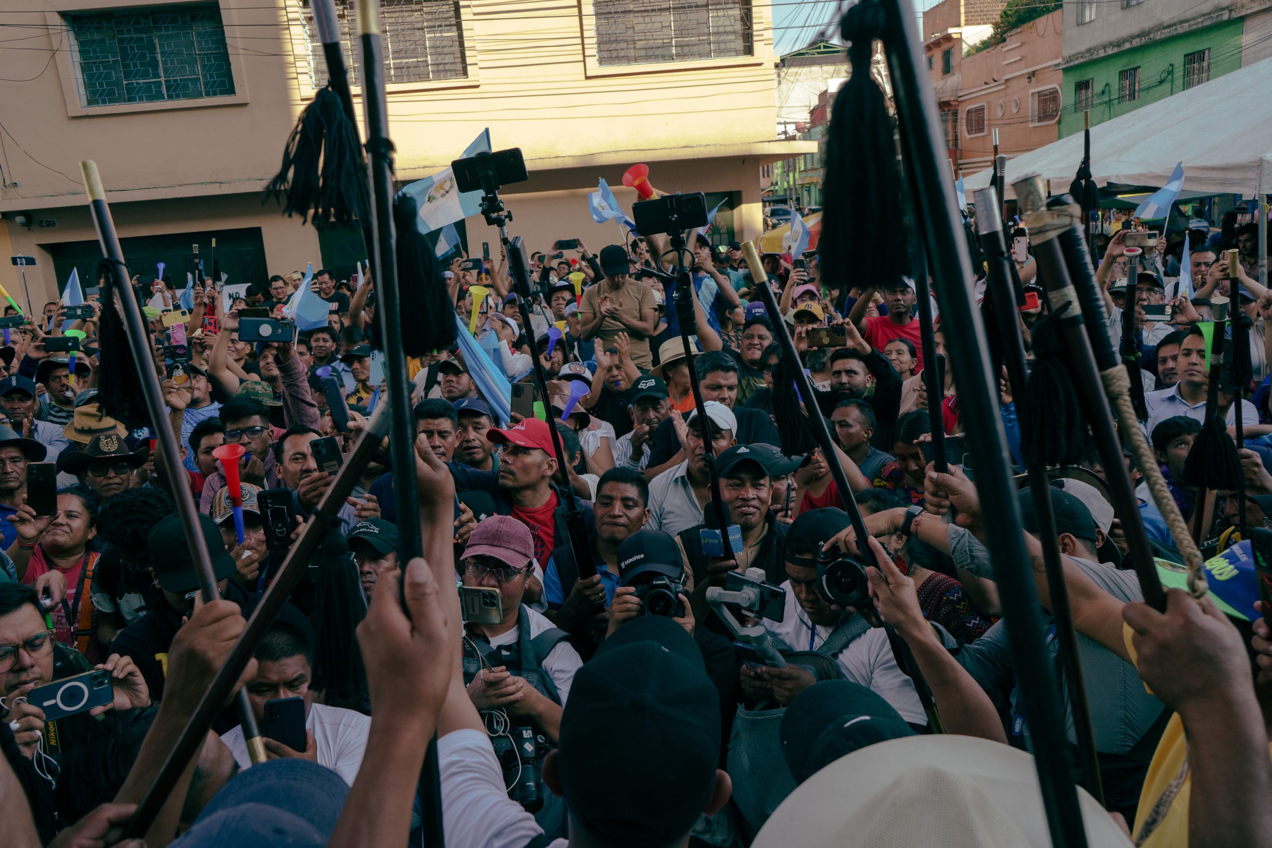 Protestas en el MP: acuerpados en el barrio Gerona