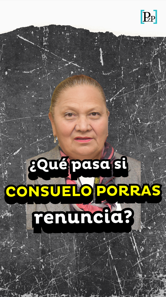 ¿Qué pasaría si Consuelo Porras decide renunciar?