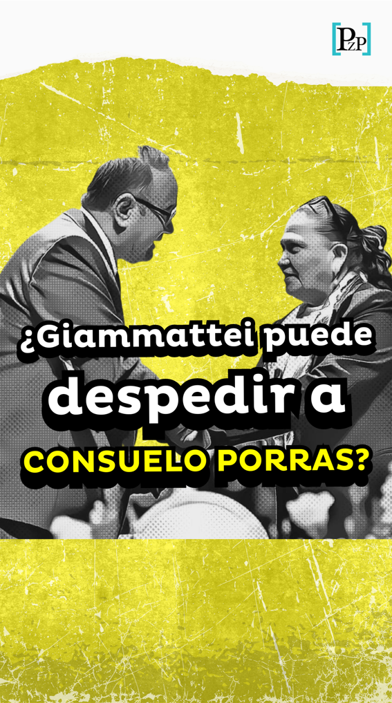 ¿Giammattei puede despedir a Consuelo Porras?