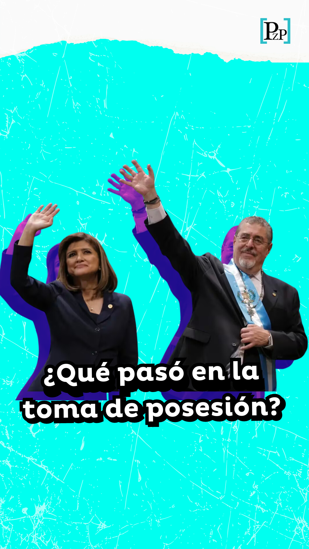 ¿Qué pasó durante la toma de posesión de Bernardo Arévalo y Karin Herrera?