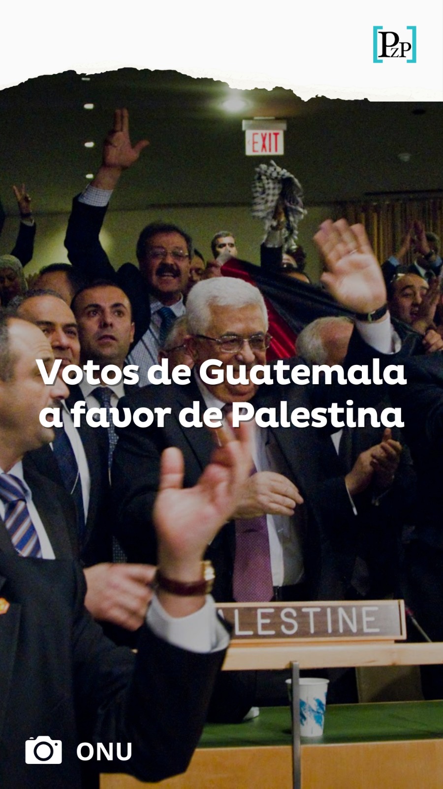 ¿En qué ocasiones Guatemala ha votado en favor de Palestina?