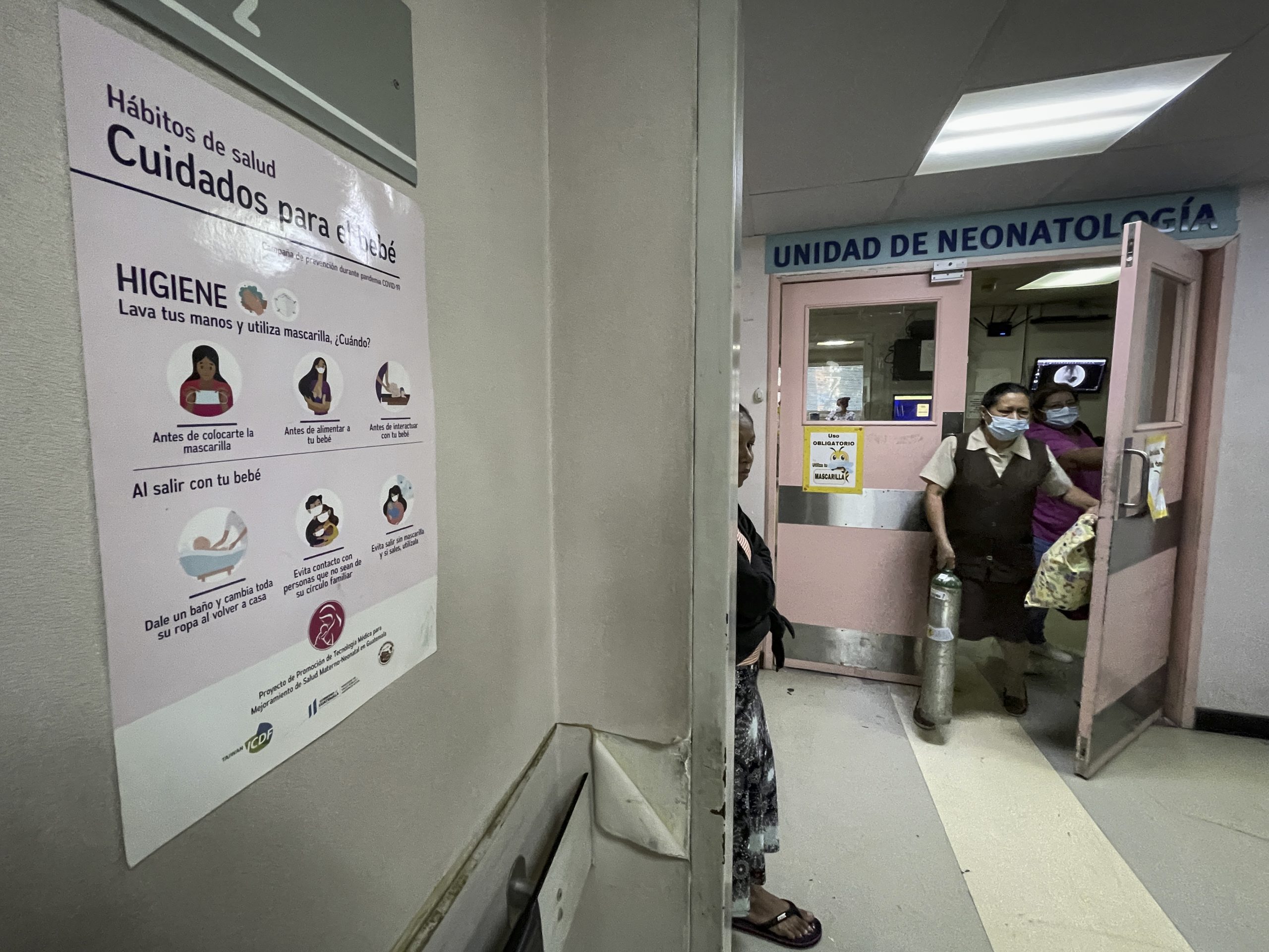 Hospital Roosevelt:  aire contaminado pone en riesgo vida  de recién nacidos