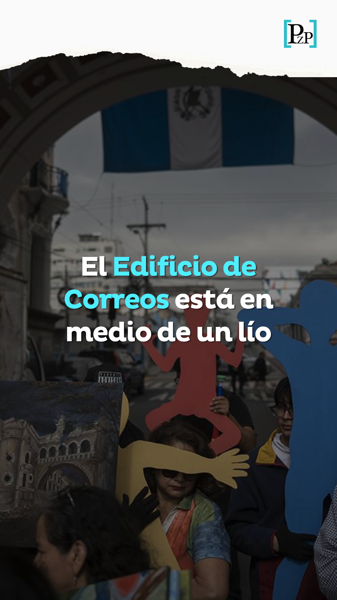 El edificio de correos está en medio de un lío