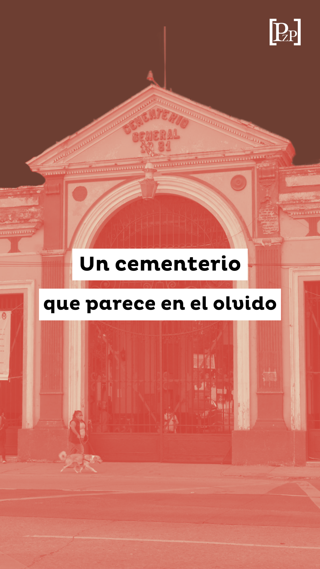 Un cementerio que parece en el olvido