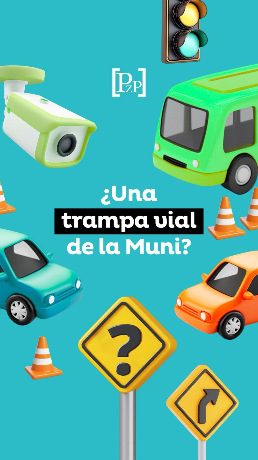 ¿Una trampa vial de la Muni?